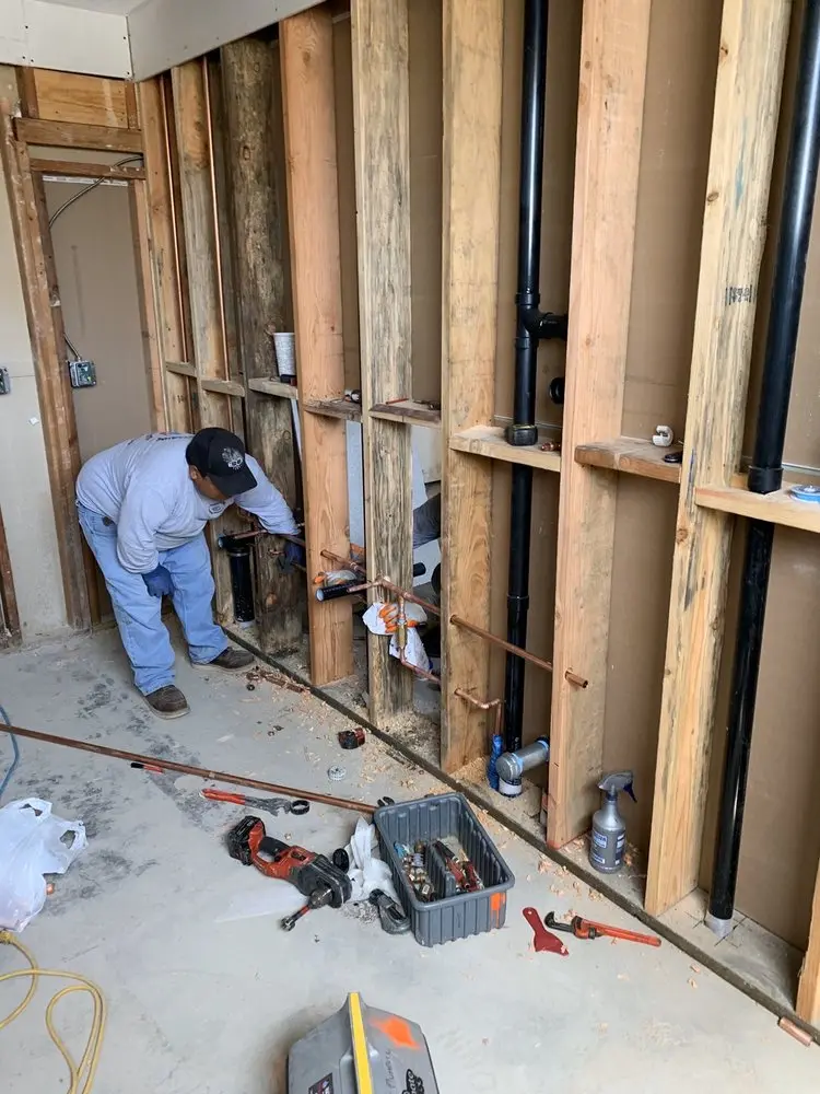 Commercial rough-in plumbing for Water Heater Replacement in Benjamins Landing